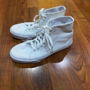 White Vans High Top
